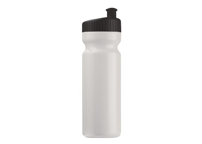 Gourde sport personnalisable Design 750 ml Blanc / Noir
